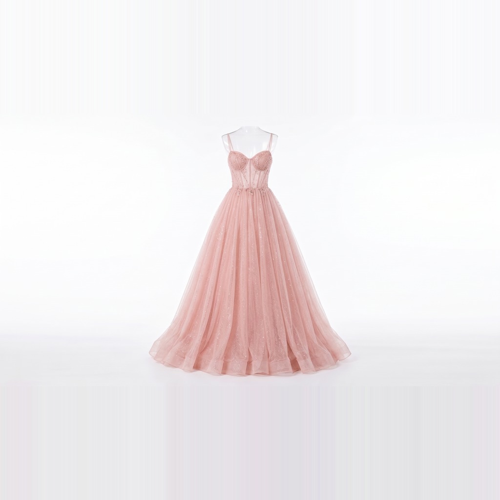 Aurora Glitter Tulle Ball Gown