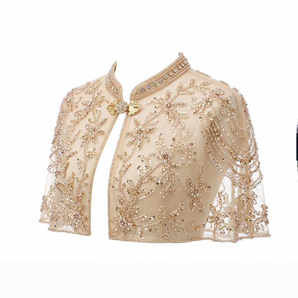 Beaded Capelet Wrap