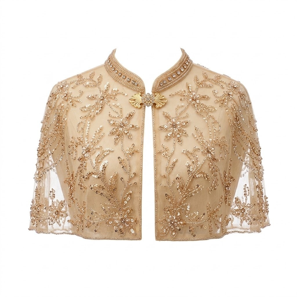 Beaded Capelet Wrap