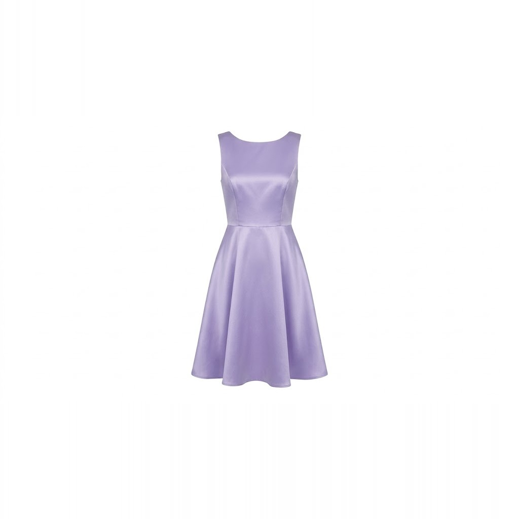 Corte Satin A-Line Damas Dress