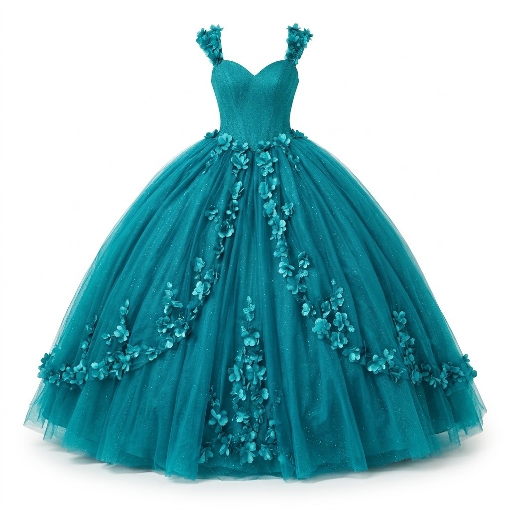Flor de Mayo Ranchera Ballgown