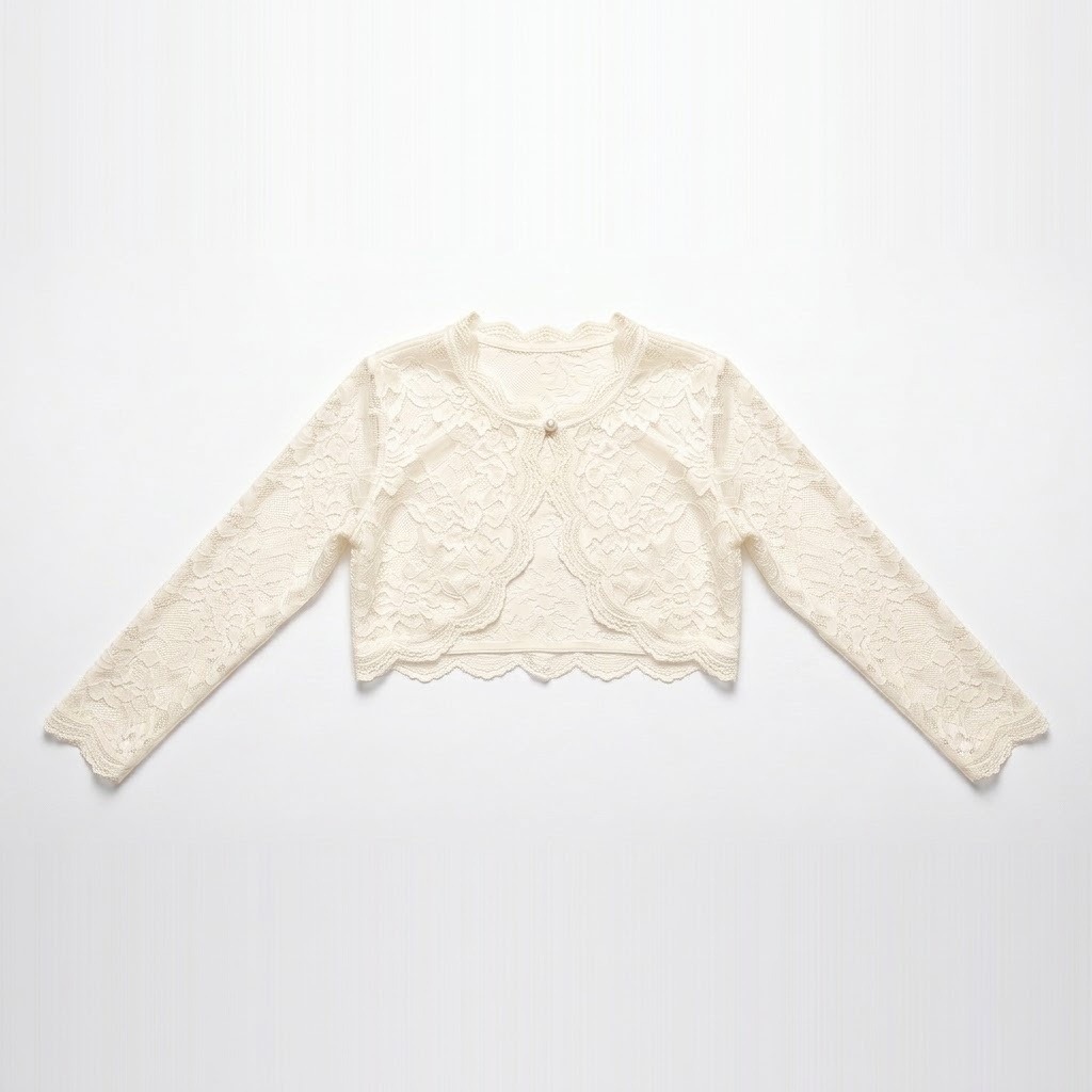Lace Cropped Bolero Jacket 2