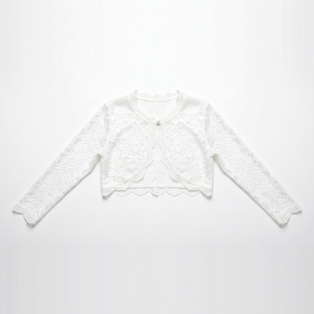 Lace Cropped Bolero Jacket