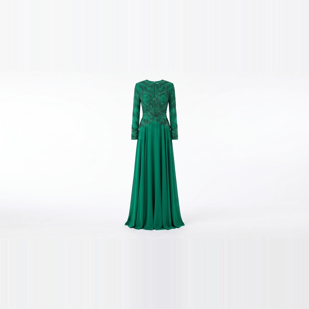 Madrina Beaded Jacket Gown