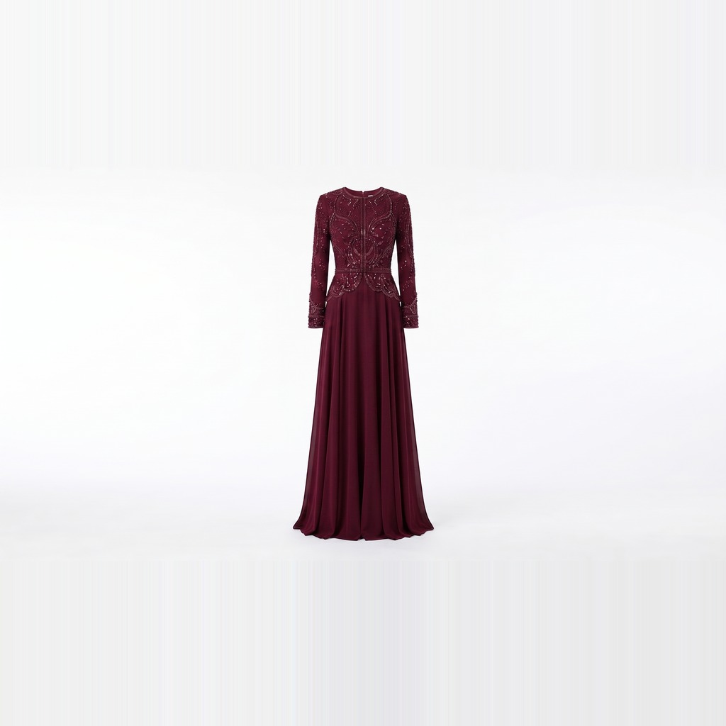Madrina Beaded Jacket Gown 2