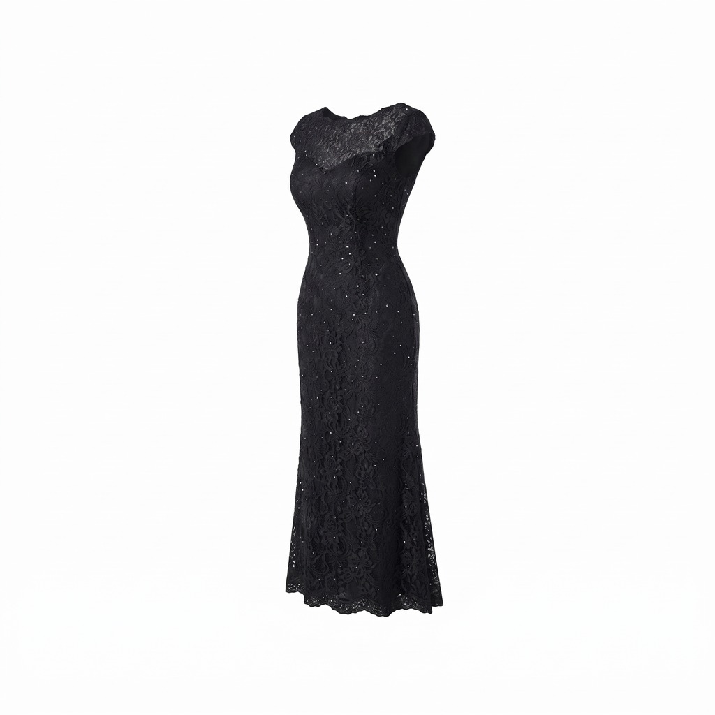 Madrina Lace Sheath Gown 3