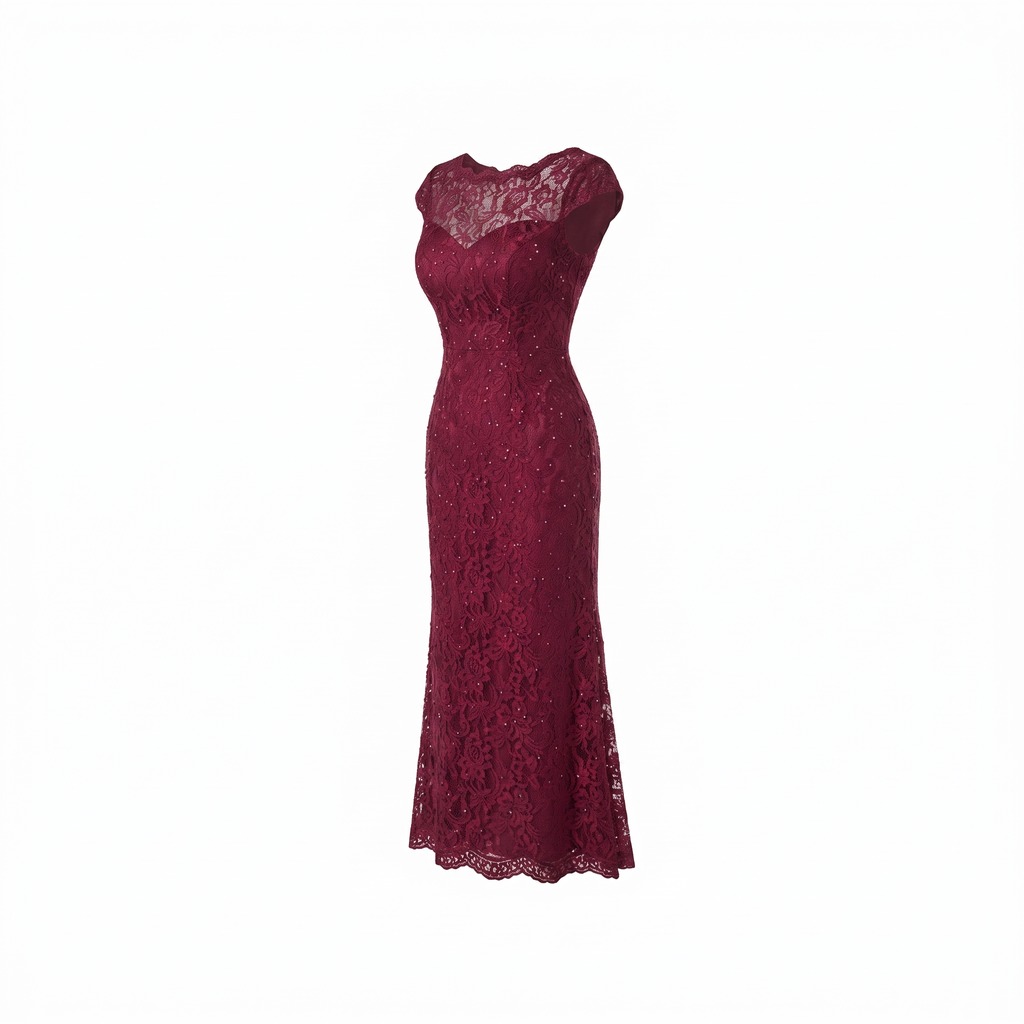 Madrina Lace Sheath Gown 2