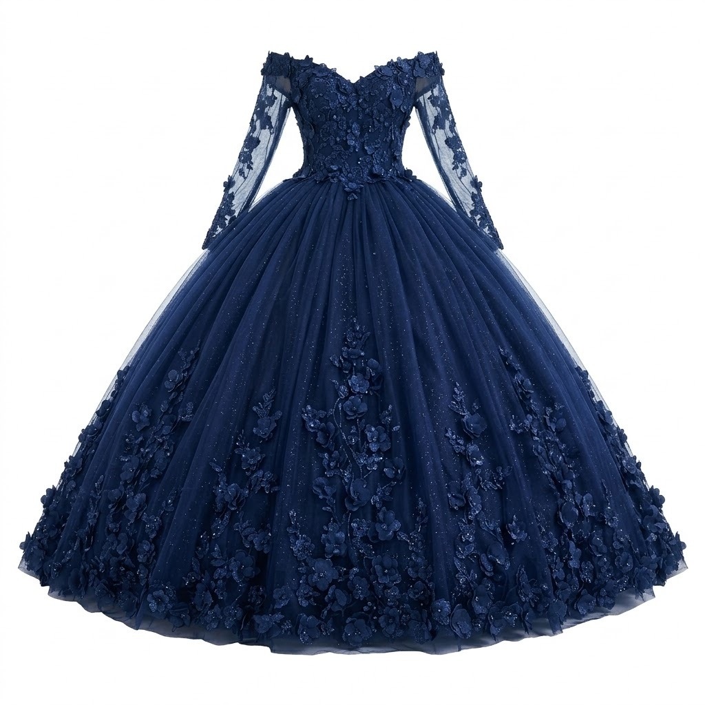 Noche Off-Shoulder Prom Gown 2