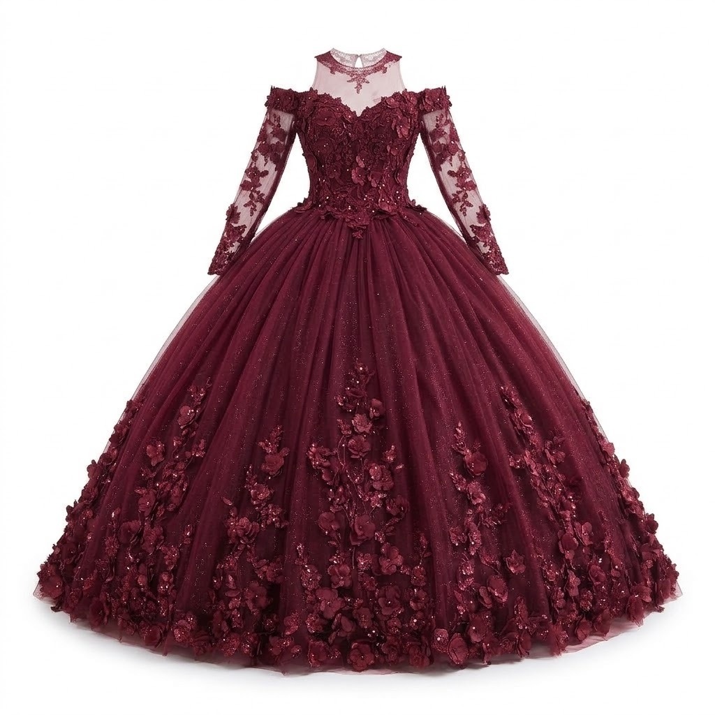 Noche Off-Shoulder Prom Gown