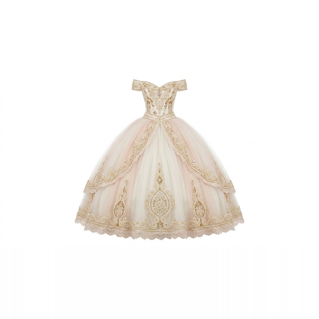 Soutache Charro Ranchera Gown