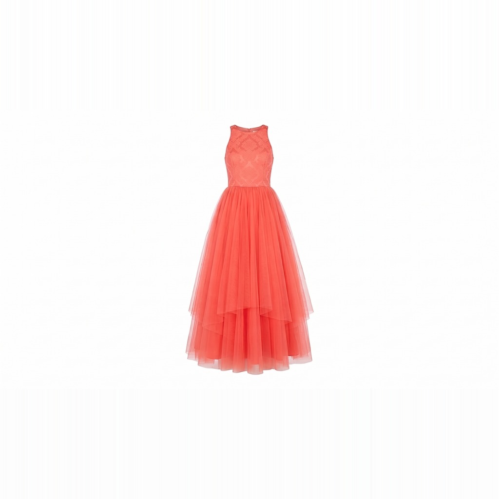 Tul Layered Damas Gown