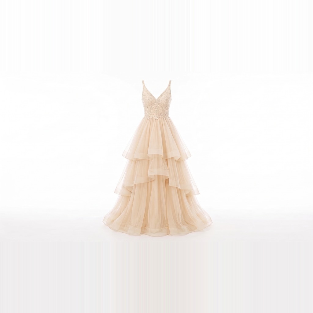 Tul Layered Damas Gown 3